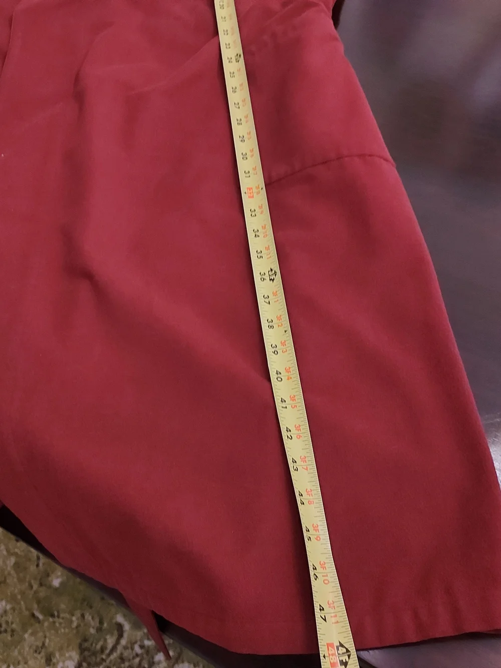 Men's: LL.Bean 3 Pocket Long Robe - Burgundy Brushed Flannel 100% Cotton. XLT